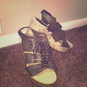 Ruff Hewn cork heels